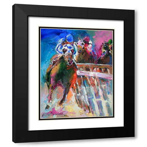 Last Leg Black Modern Wood Framed Art Print with Double Matting by Wallich, Richard