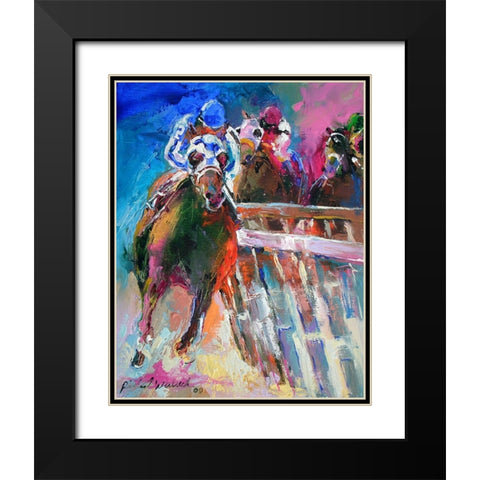 Last Leg Black Modern Wood Framed Art Print with Double Matting by Wallich, Richard