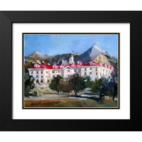 Stan Black Modern Wood Framed Art Print with Double Matting by Wallich, Richard