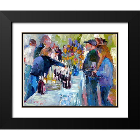 Wine Black Modern Wood Framed Art Print with Double Matting by Wallich, Richard