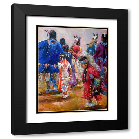 War Black Modern Wood Framed Art Print with Double Matting by Wallich, Richard