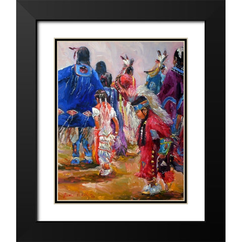 War Black Modern Wood Framed Art Print with Double Matting by Wallich, Richard