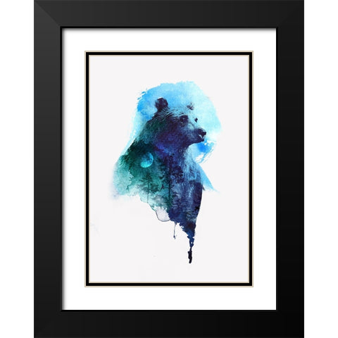 Best Friends Forever Black Modern Wood Framed Art Print with Double Matting by Farkas, Robert