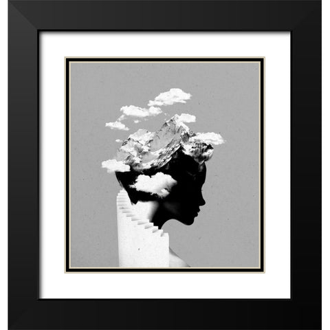 Its A Cloudy Day Black Modern Wood Framed Art Print with Double Matting by Farkas, Robert