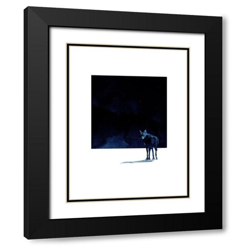 Im Going Back Black Modern Wood Framed Art Print with Double Matting by Farkas, Robert