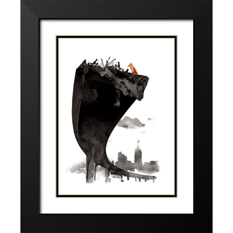 The Last Of Us Black Modern Wood Framed Art Print with Double Matting by Farkas, Robert