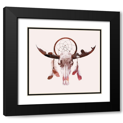 Deadly Desert Black Modern Wood Framed Art Print with Double Matting by Farkas, Robert