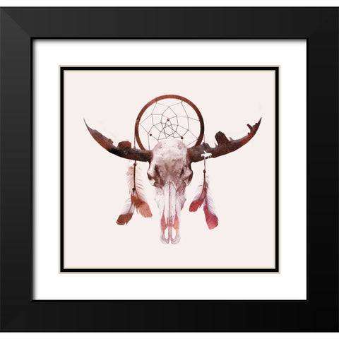 Deadly Desert Black Modern Wood Framed Art Print with Double Matting by Farkas, Robert