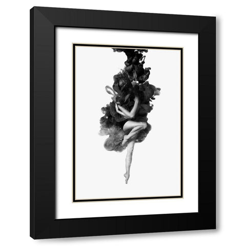 The Born Of The Universe Final Black Modern Wood Framed Art Print with Double Matting by Farkas, Robert