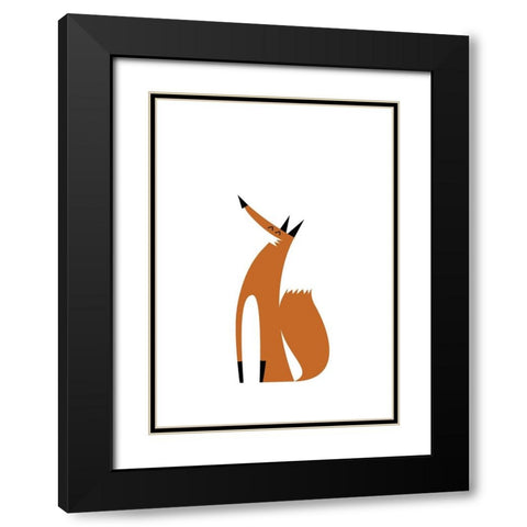Ready For Winter Black Modern Wood Framed Art Print with Double Matting by Farkas, Robert