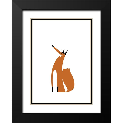 Ready For Winter Black Modern Wood Framed Art Print with Double Matting by Farkas, Robert