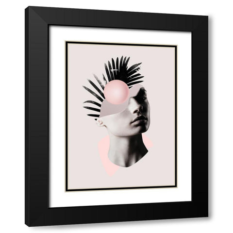 Empty Mind Final Black Modern Wood Framed Art Print with Double Matting by Farkas, Robert