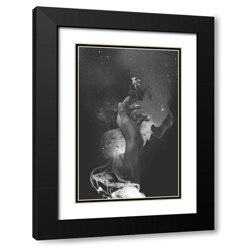 I Let You Go Now Black Modern Wood Framed Art Print with Double Matting by Farkas, Robert