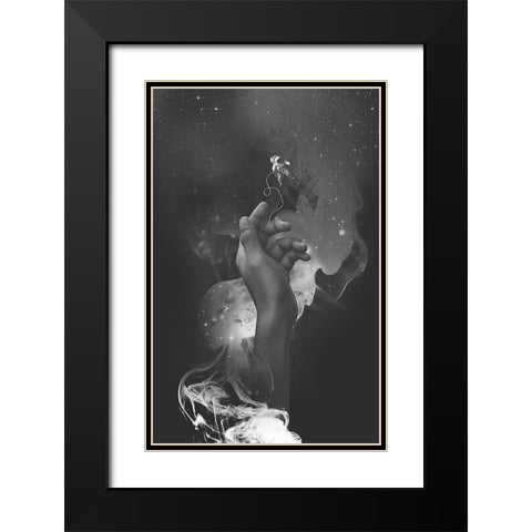 I Let You Go Now Black Modern Wood Framed Art Print with Double Matting by Farkas, Robert