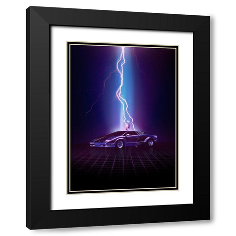 Legendary Moment Black Modern Wood Framed Art Print with Double Matting by Farkas, Robert