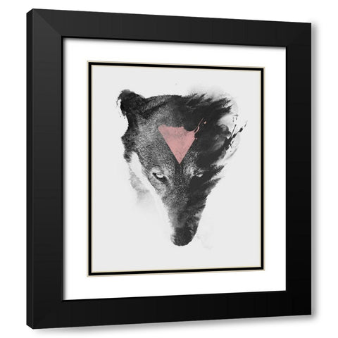 The Missing Part Final Black Modern Wood Framed Art Print with Double Matting by Farkas, Robert