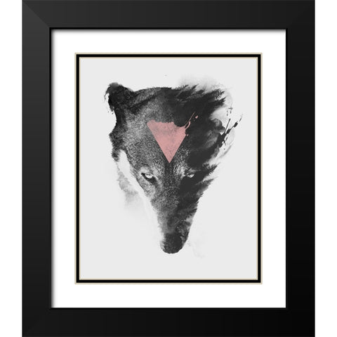 The Missing Part Final Black Modern Wood Framed Art Print with Double Matting by Farkas, Robert