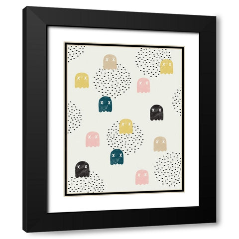 Dead Ghosts Black Modern Wood Framed Art Print with Double Matting by Farkas, Robert