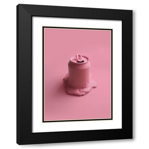 Melting Memories 01 Black Modern Wood Framed Art Print with Double Matting by Farkas, Robert