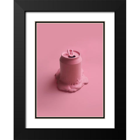 Melting Memories 01 Black Modern Wood Framed Art Print with Double Matting by Farkas, Robert