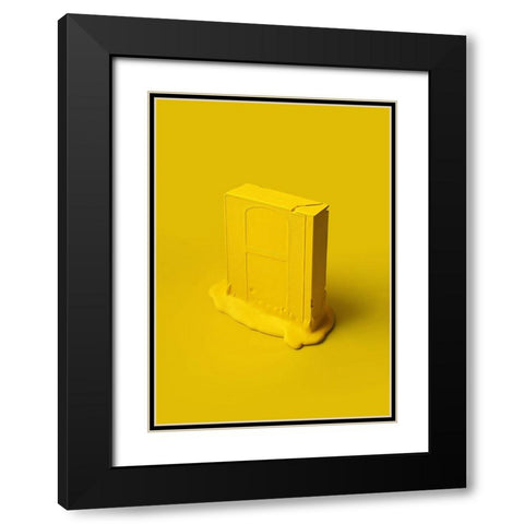 Melting Memories 02 Black Modern Wood Framed Art Print with Double Matting by Farkas, Robert