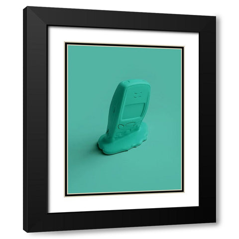 Melting Memories 04 Black Modern Wood Framed Art Print with Double Matting by Farkas, Robert