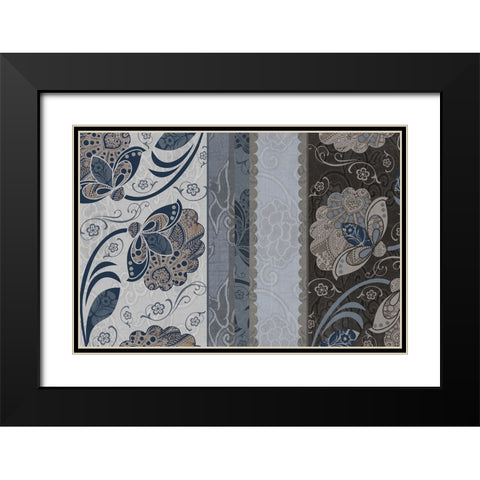 Elegante III Black Modern Wood Framed Art Print with Double Matting by Sasha