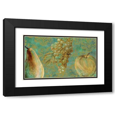 Fruit Palette IV Black Modern Wood Framed Art Print with Double Matting by Sasha