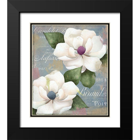 Southern Charms Black Modern Wood Framed Art Print with Double Matting by Sasha