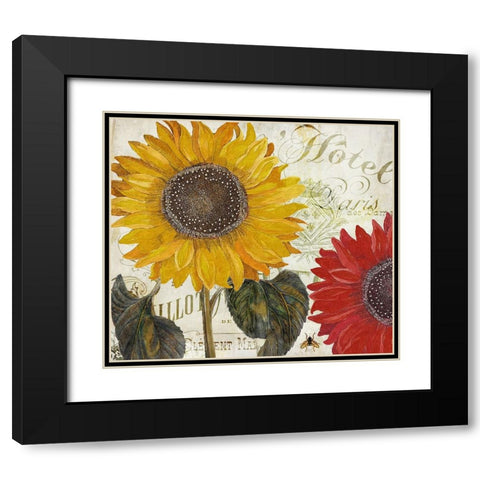Sundresses I Black Modern Wood Framed Art Print with Double Matting by Sasha