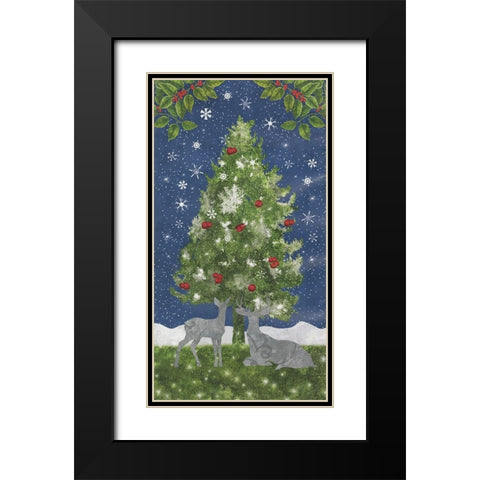 Under the Pines 13 Black Modern Wood Framed Art Print with Double Matting by Sasha