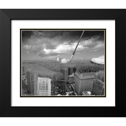 Big Shot Black Modern Wood Framed Art Print with Double Matting by Barbey, Thomas