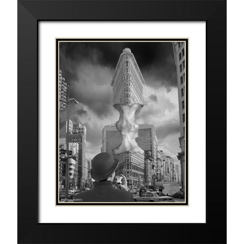 CoreIssues Black Modern Wood Framed Art Print with Double Matting by Barbey, Thomas