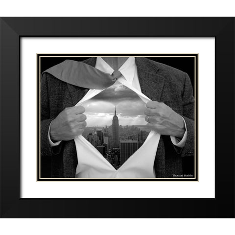 Deep Chest Black Modern Wood Framed Art Print with Double Matting by Barbey, Thomas