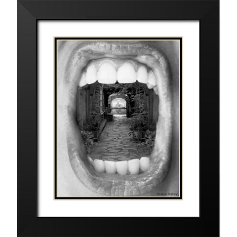 INNER BEAUTY Black Modern Wood Framed Art Print with Double Matting by Barbey, Thomas