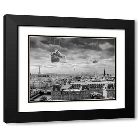 Sowing The Seeds of Love Black Modern Wood Framed Art Print with Double Matting by Barbey, Thomas