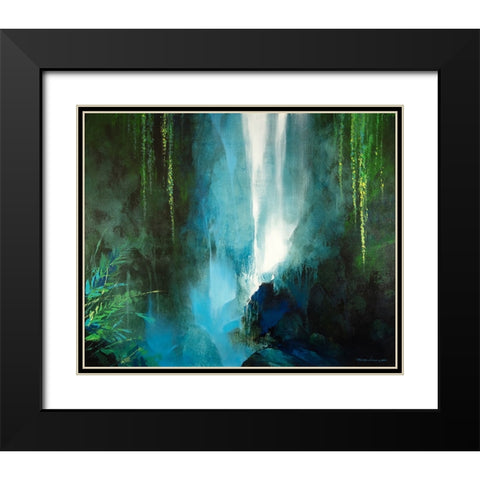 The Secret Place Black Modern Wood Framed Art Print with Double Matting by Leung, Thomas