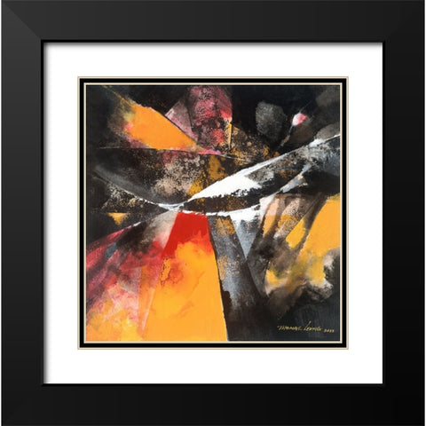 Amazing 1 Black Modern Wood Framed Art Print with Double Matting by Leung, Thomas