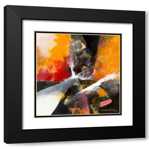 Amazing 2 Black Modern Wood Framed Art Print with Double Matting by Leung, Thomas