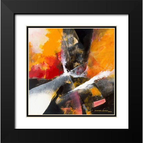 Amazing 2 Black Modern Wood Framed Art Print with Double Matting by Leung, Thomas