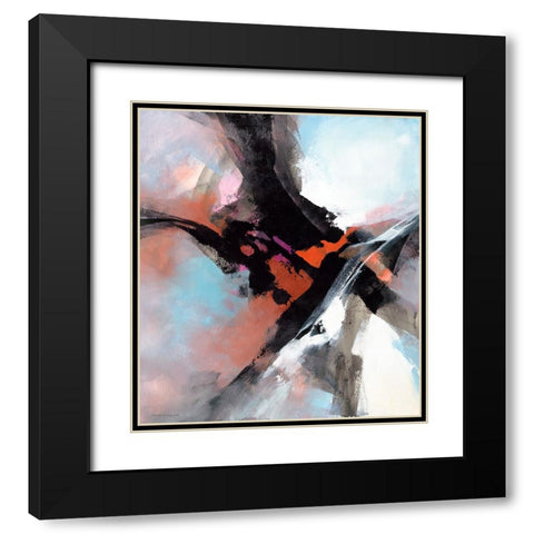 Motivation Black Modern Wood Framed Art Print with Double Matting by Leung, Thomas