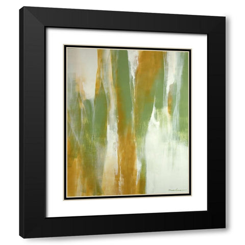 Symphony of Color Black Modern Wood Framed Art Print with Double Matting by Leung, Thomas
