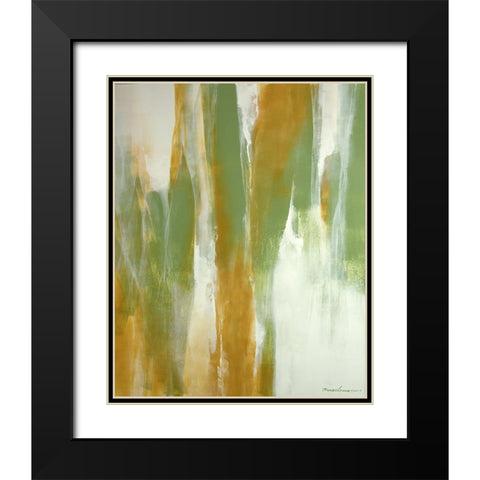 Symphony of Color Black Modern Wood Framed Art Print with Double Matting by Leung, Thomas