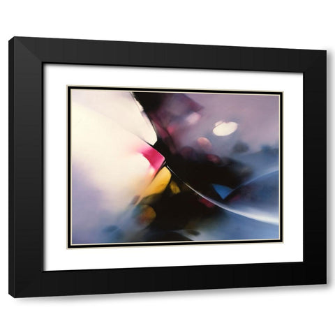 Variation Black Modern Wood Framed Art Print with Double Matting by Leung, Thomas