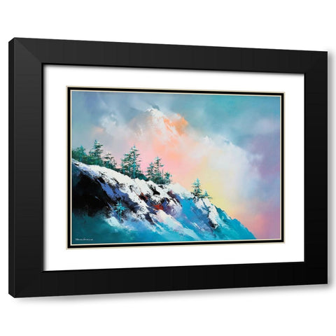 Sea of Clouds Black Modern Wood Framed Art Print with Double Matting by Leung, Thomas