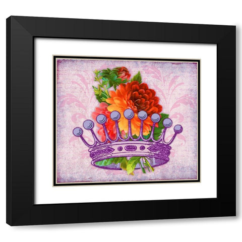 Her Majesty Black Modern Wood Framed Art Print with Double Matting by Lavoie, Tina