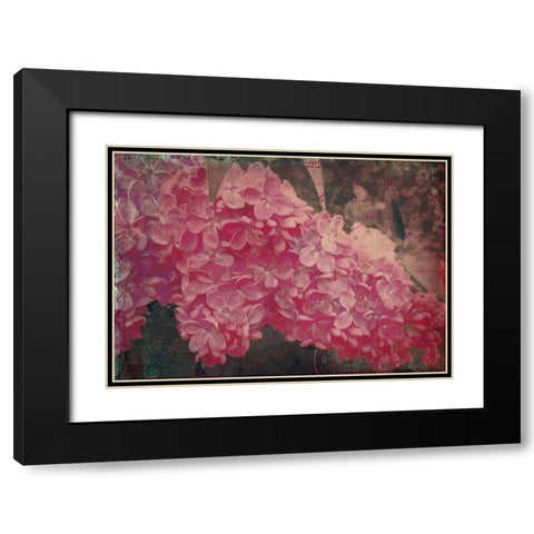Vintage Lilacs Deux Black Modern Wood Framed Art Print with Double Matting by Lavoie, Tina