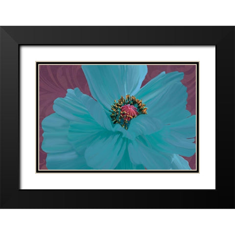 Color Theory II Black Modern Wood Framed Art Print with Double Matting by Lavoie, Tina