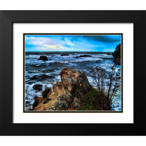 Poets Retreat Black Modern Wood Framed Art Print with Double Matting by Lavoie, Tina