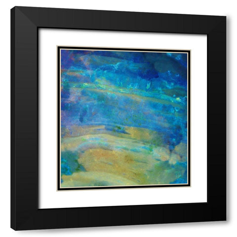 Sunrise Opal Black Modern Wood Framed Art Print with Double Matting by Lavoie, Tina